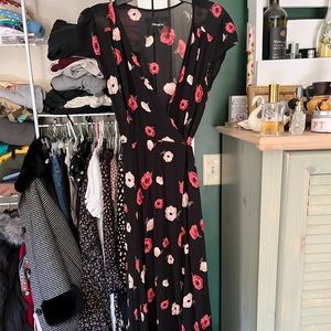 Reformation wrap dress